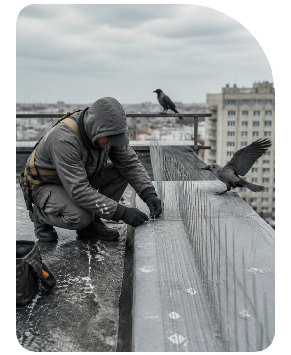 Защита от ворон под ключ в Сибае по цене от 5138 р. | Сенат-Сба